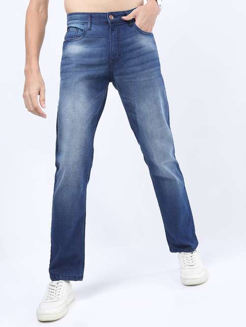 men mid rise plain jeans - 21596056 -  Standard Image - 0
