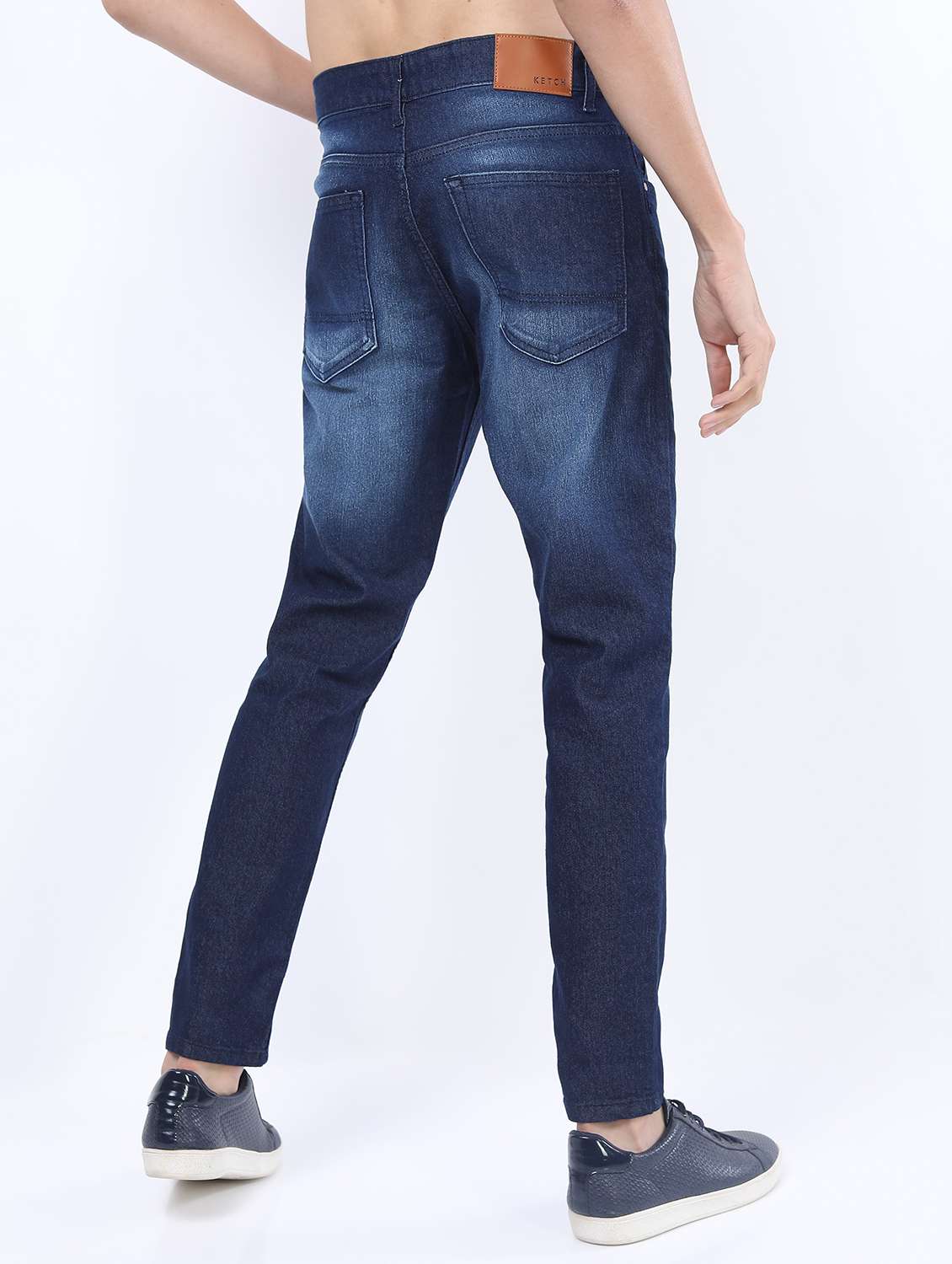 men mid rise plain jeans - 21596061 - Standard Image - 2