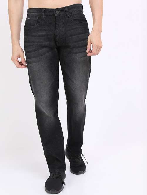 men mid rise plain jeans - 21596072 - Standard Image - 0