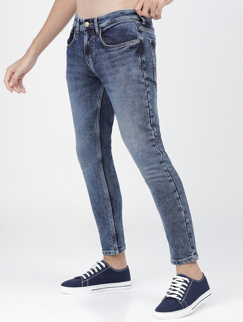 men solid mid rise slim fit jean - 21596272 - Standard Image - 2