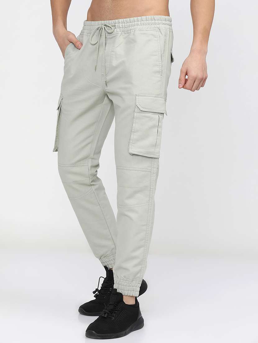 men mid rise solid cargo - 21596357 -  Standard Image - 2