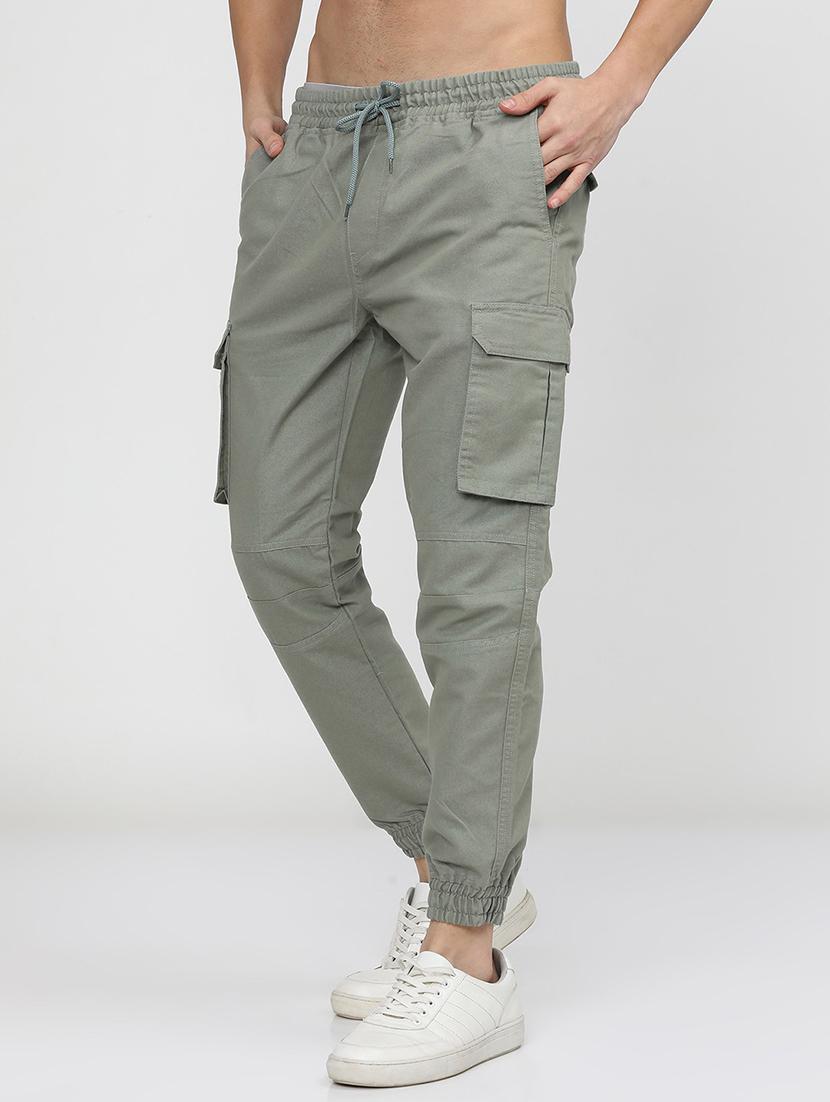 men mid rise solid cargo - 21596358 - Standard Image - 2