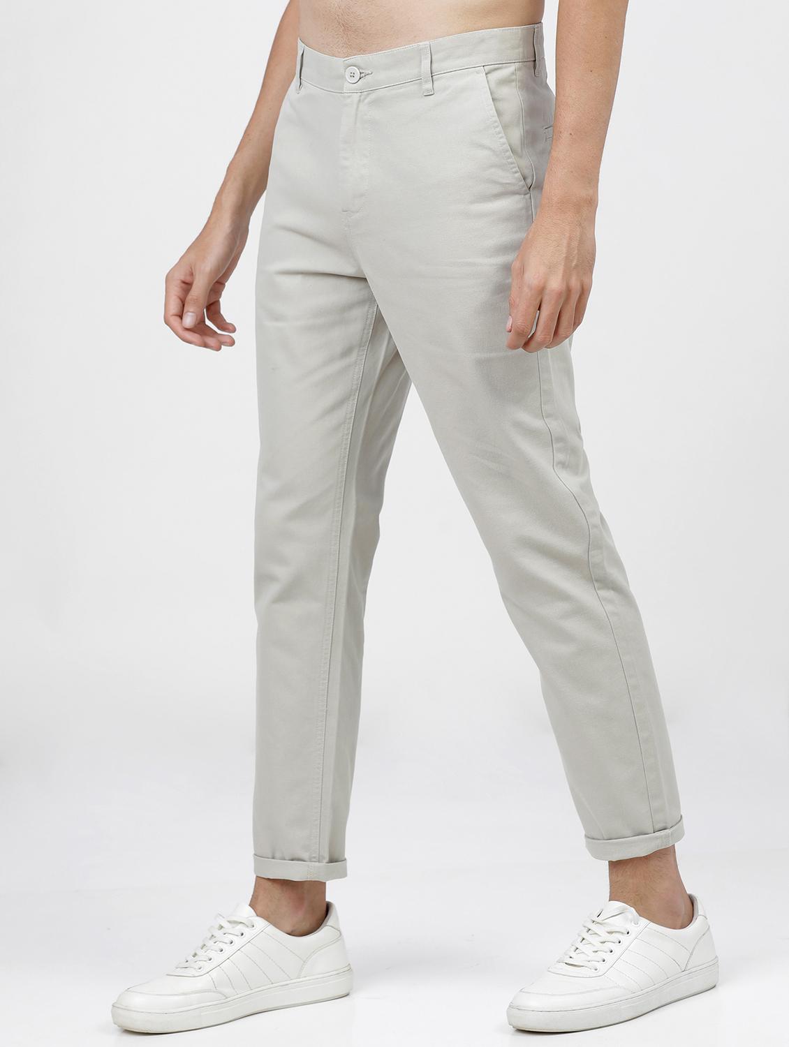 men mid rise solid cargo - 21596375 - Standard Image - 2