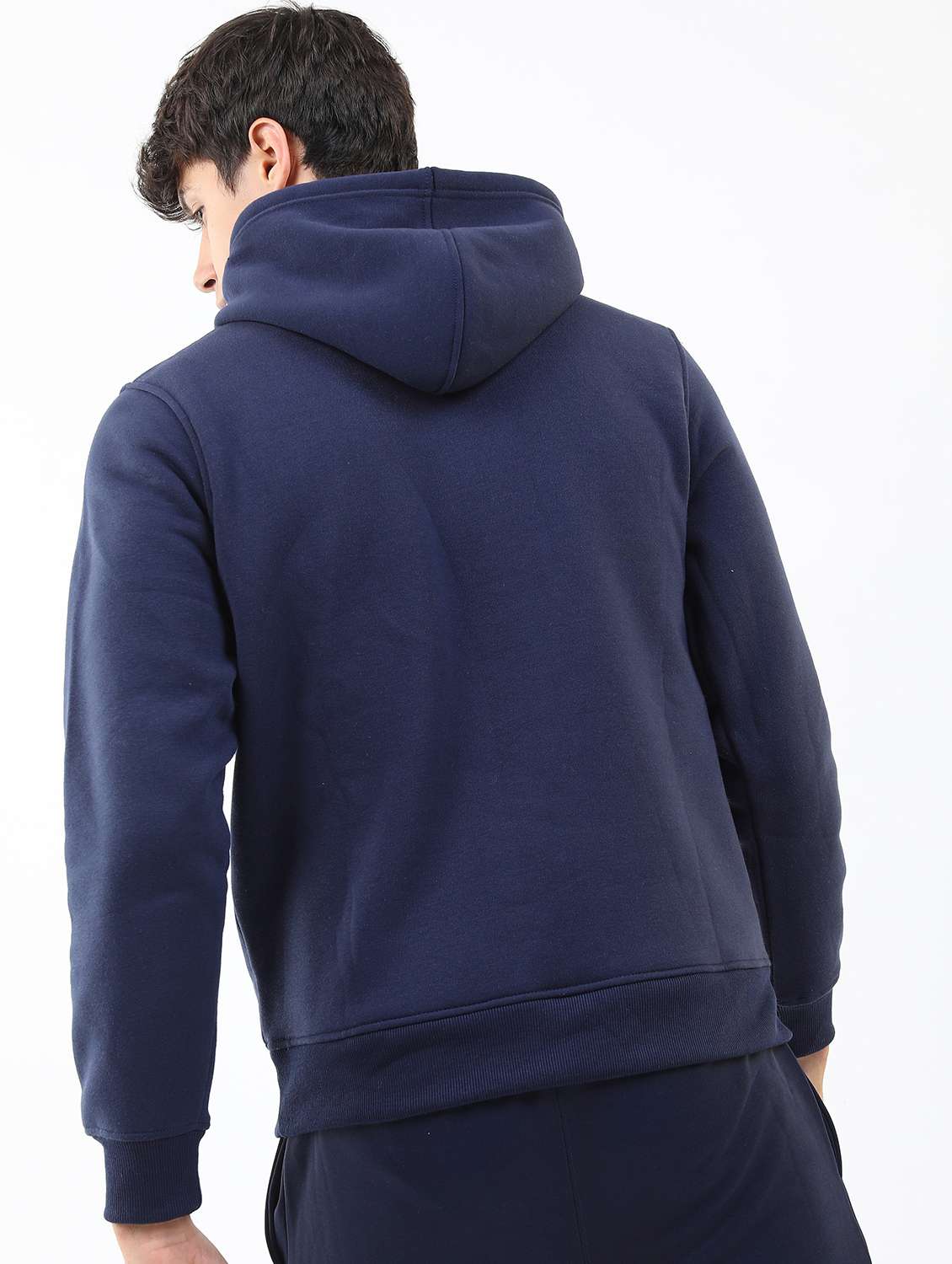 men plain hooded long sleeve sweatshirt - 21596468 -  Standard Image - 2