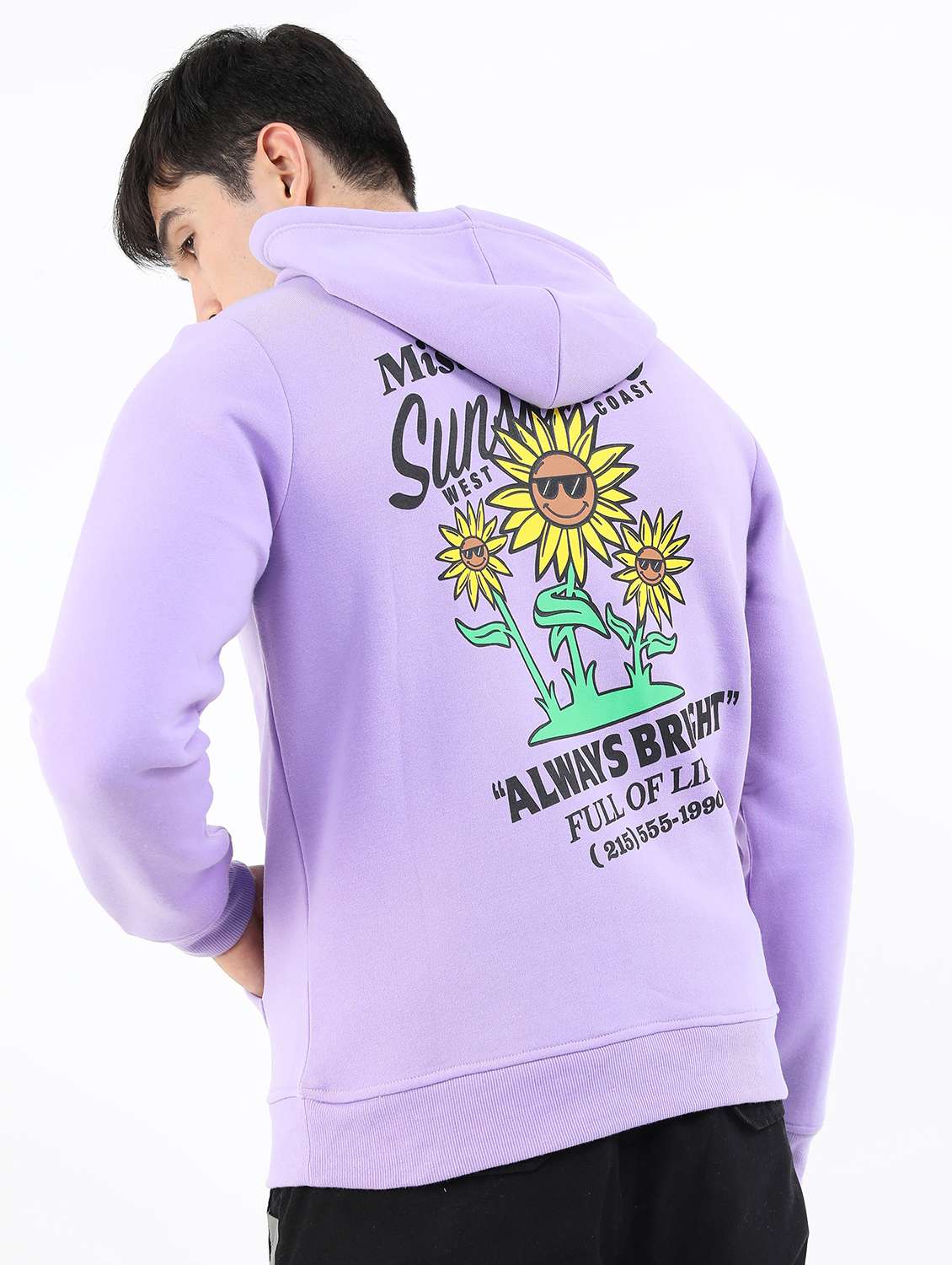 men purple graphic sweatshirt - 21596535 -  Standard Image - 2