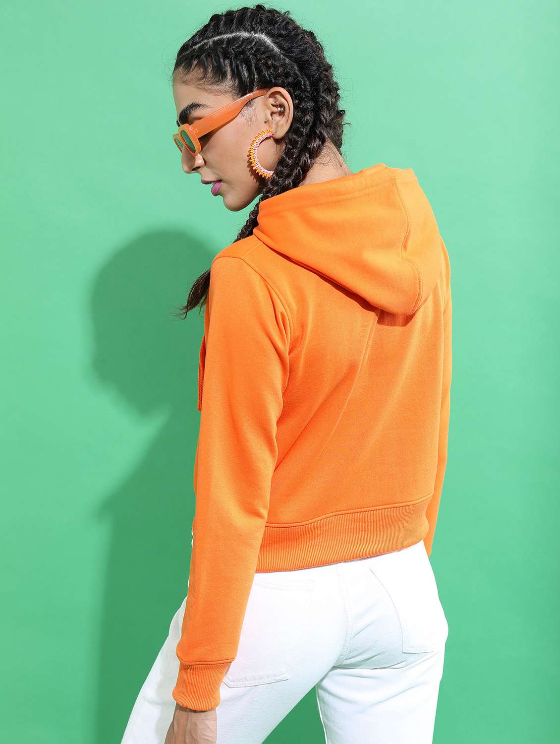 women long sleeve front print sweatshirt - 21596545 -  Standard Image - 2