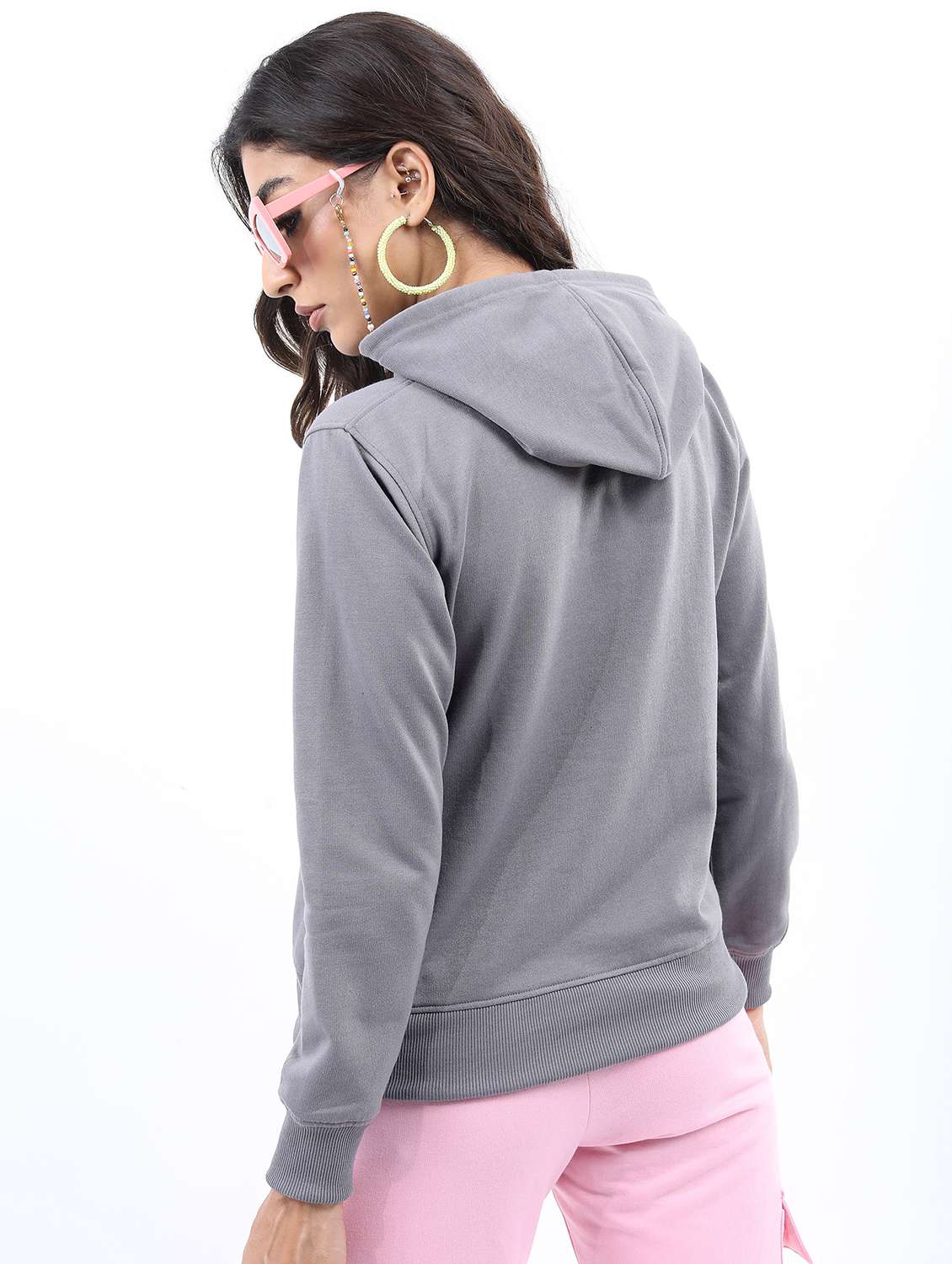 women long sleeve front print sweatshirt - 21596559 -  Standard Image - 2
