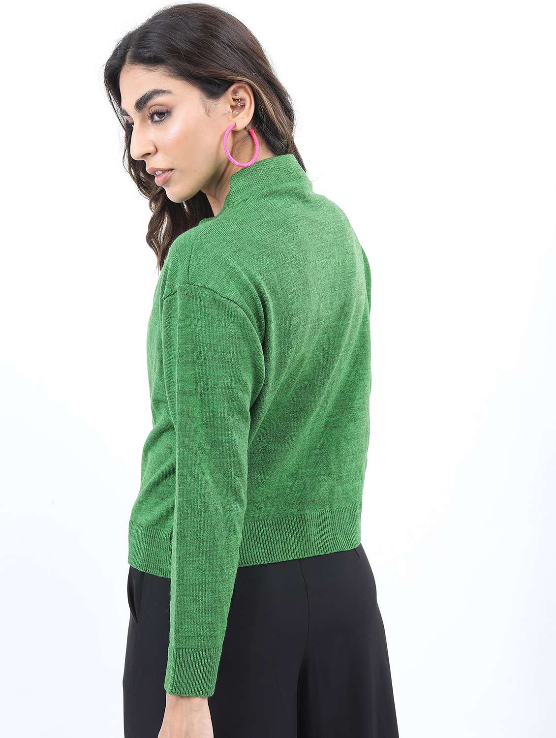 women long sleeve self-designed cardigan - 21596662 -  Standard Image - 2