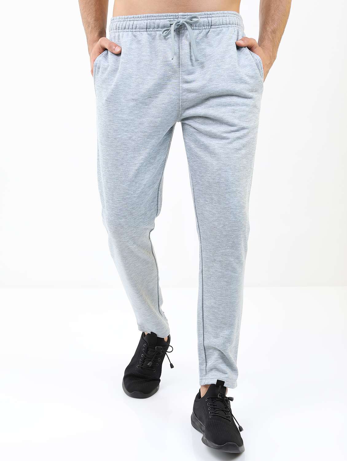 men solid regular fit track pant - 21596678 -  Zoom Image - 0