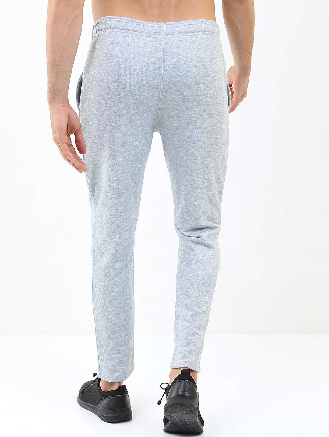 men solid regular fit track pant - 21596678 - Standard Image - 2
