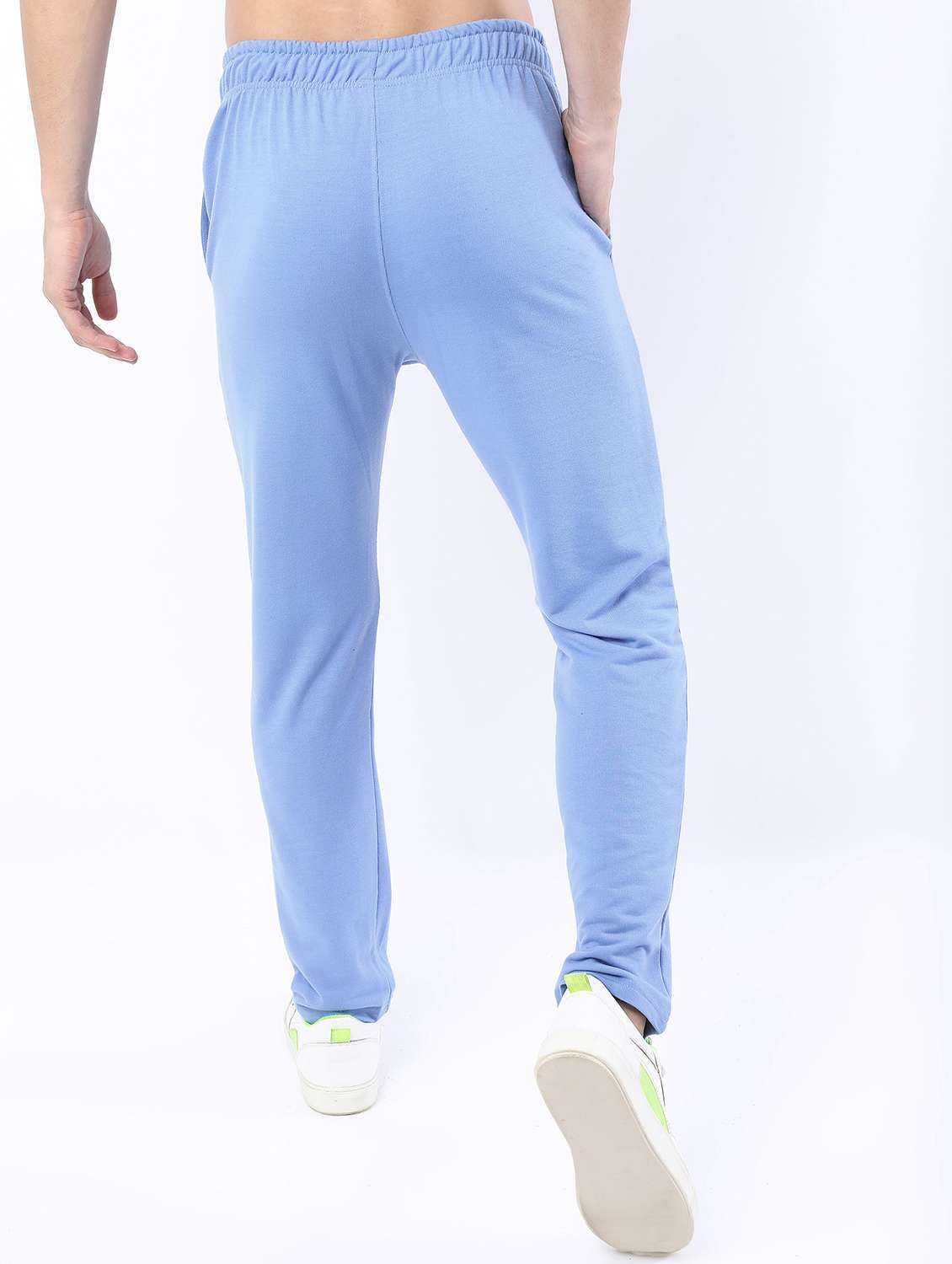 men solid regular fit track pant - 21596690 -  Standard Image - 2