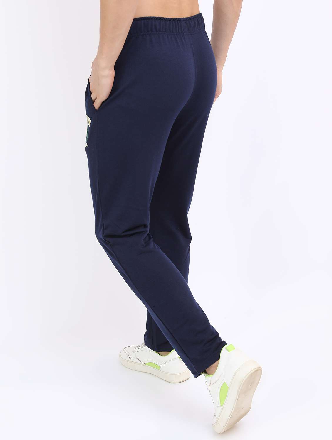 men placement print regular fit track pant - 21596693 - Standard Image - 2