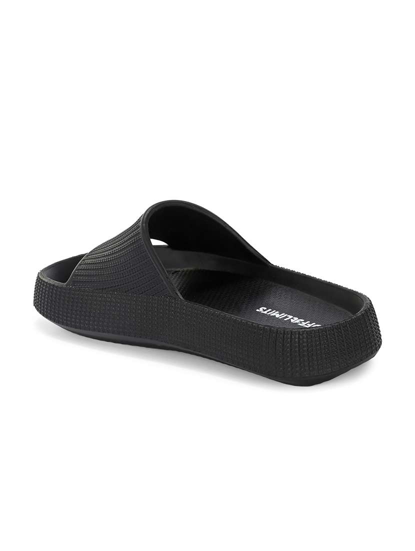 men black slider flip flops - 21596737 -  Standard Image - 2