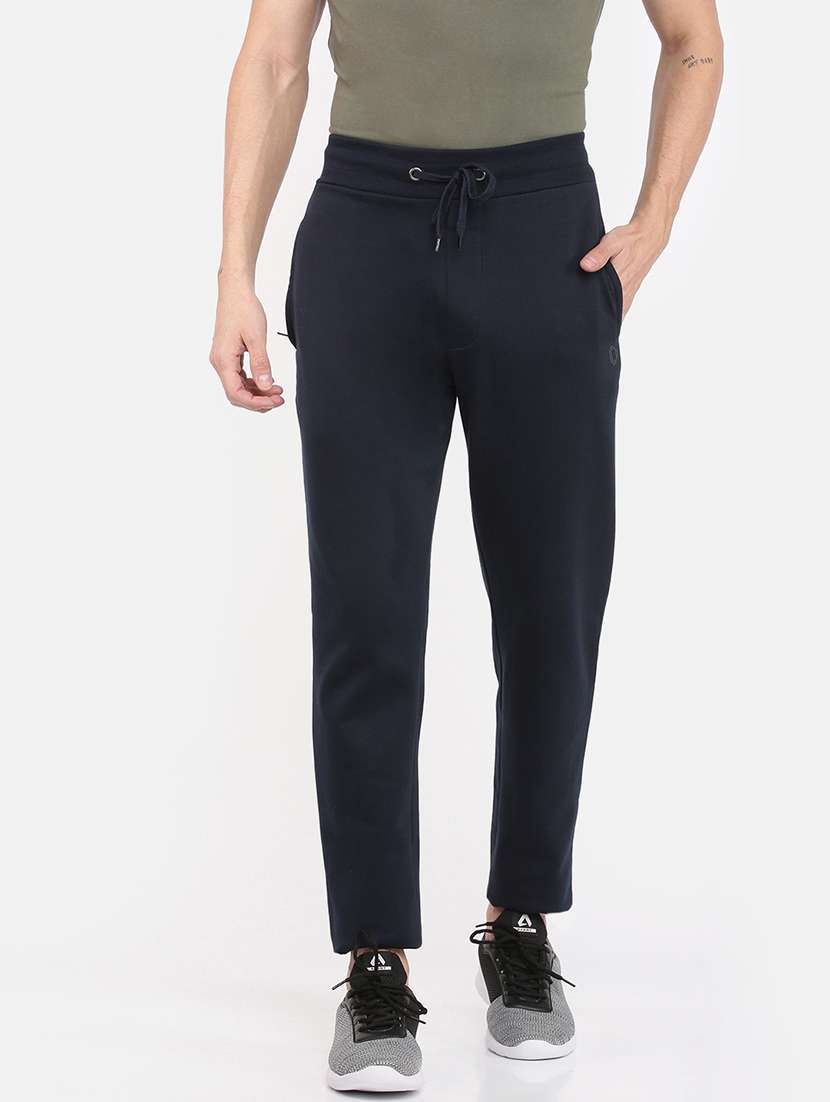 men mid rise solid ankle length track pant - 21596773 -  Zoom Image - 0