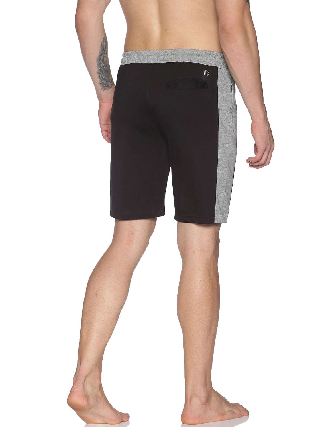 men mid rise side taped shorts - 21596809 -  Standard Image - 2