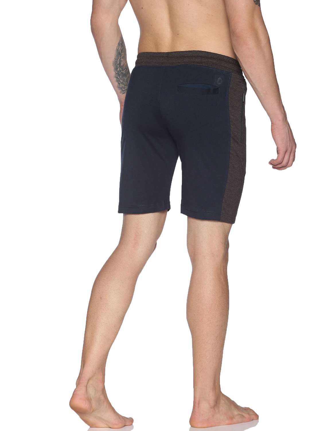 men mid rise side taped shorts - 21596810 -  Standard Image - 2