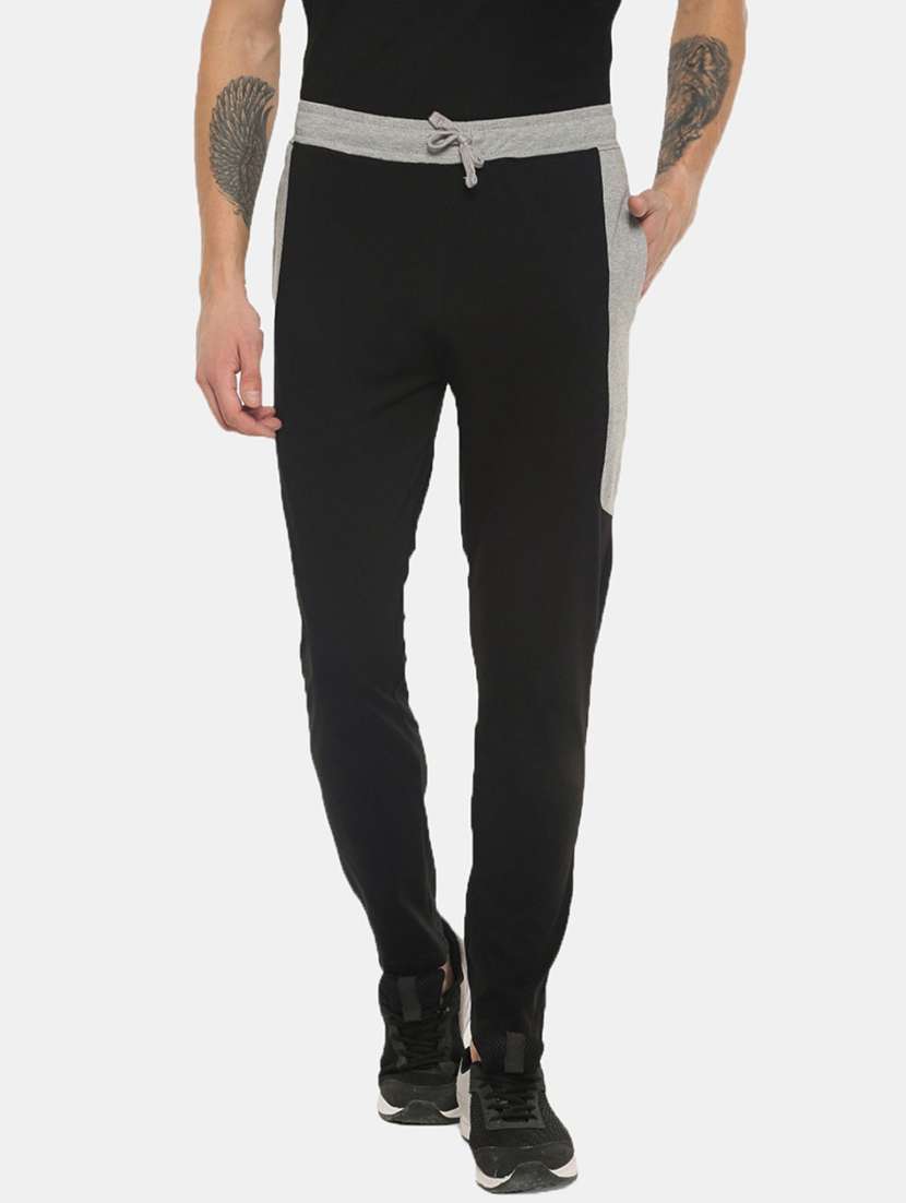 men solid regular fit full length track pant - 21596981 - Zoom Image - 0