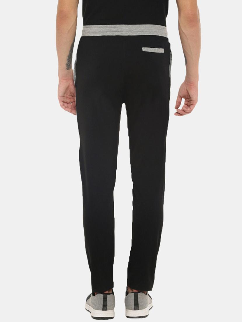 men solid regular fit full length track pant - 21596981 - Standard Image - 2