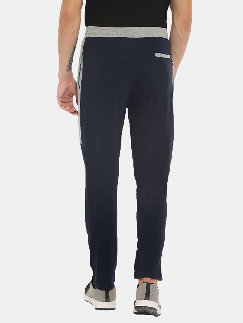 men solid mid rise regular fit track pant - 21596982 - Standard Image - 2