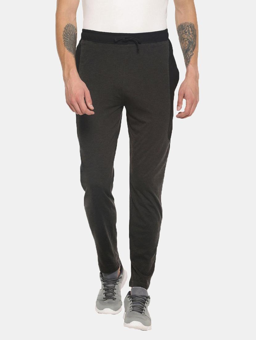 men mid rise full length track pant
