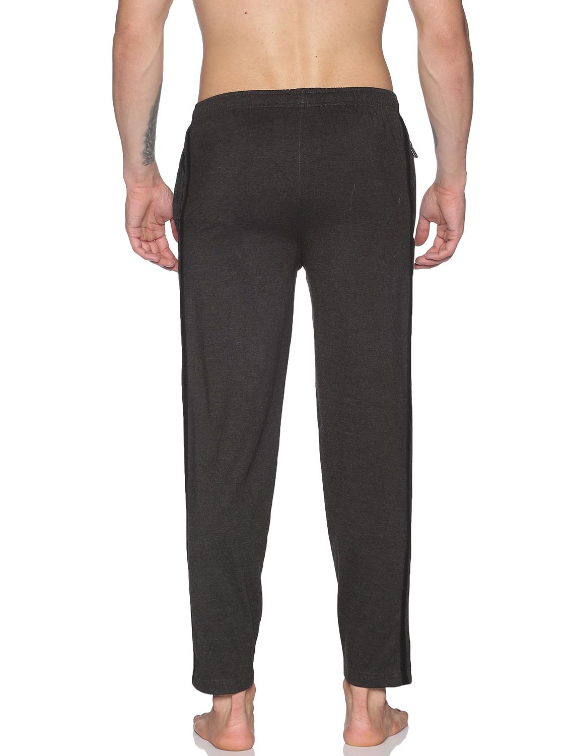 men solid mid rise regular fit track pant - 21597016 - Standard Image - 2