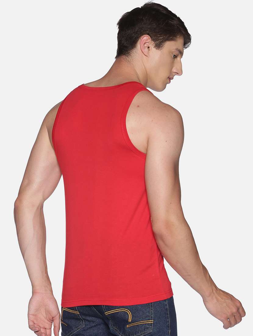 men round neck printed vest - 21597354 -  Standard Image - 2