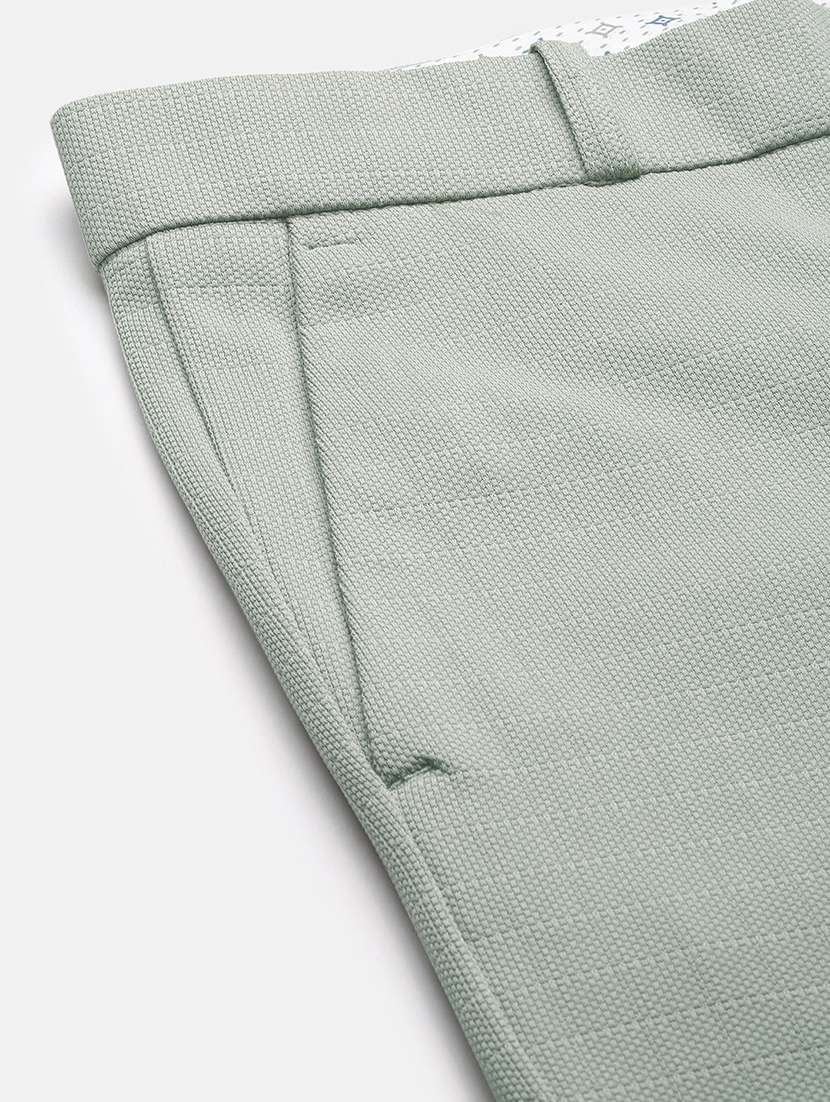 men solid flat front full length formal trouser - 21597586 -  Standard Image - 7