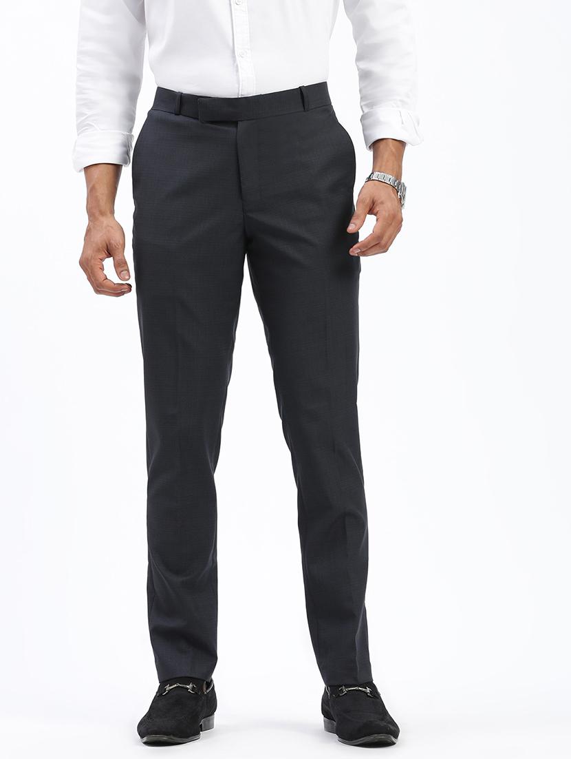 men solid flat front full length formal trouser - 21597589 - Zoom Image - 0