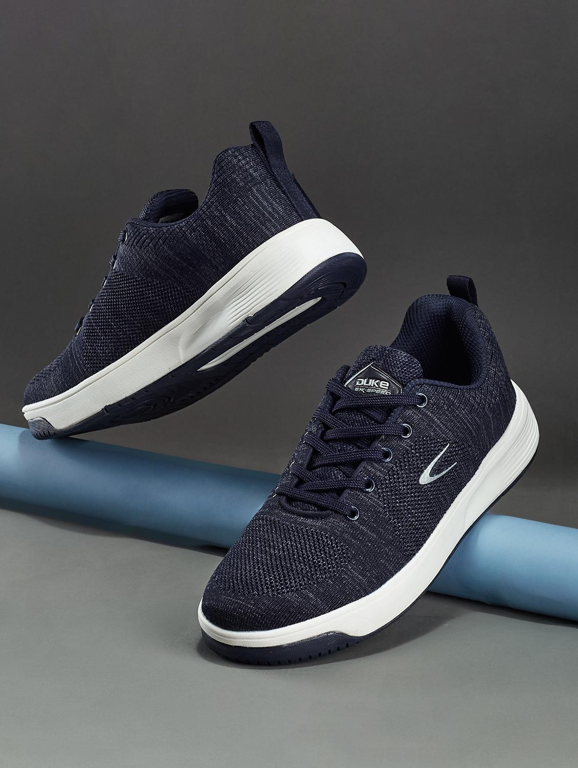 men navy blue lace up casual shoes - 21597640 - Zoom Image - 0