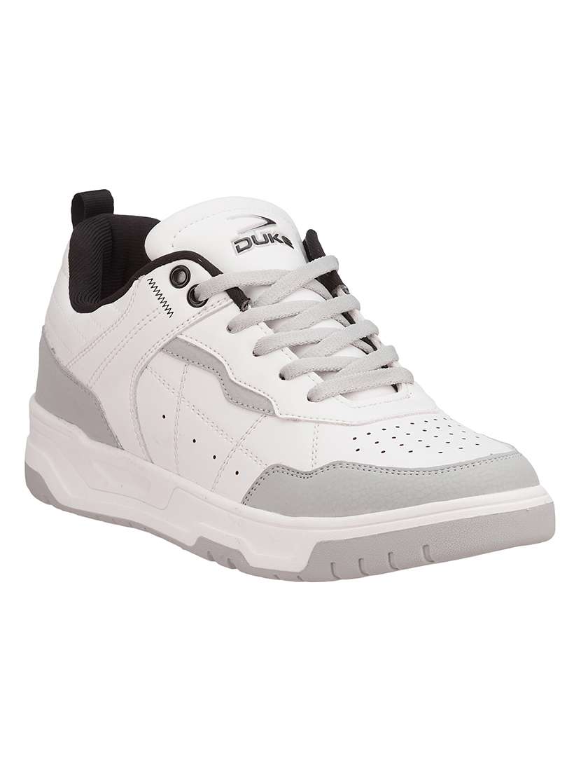 men grey lace up sneakers - 21597641 -  Standard Image - 2