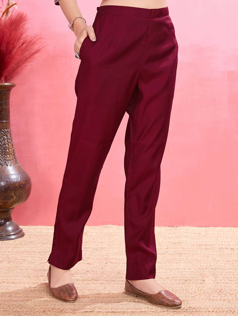 women three quarter sleeve kurta pant with dupatta set - 21598001 - Standard Image - 2