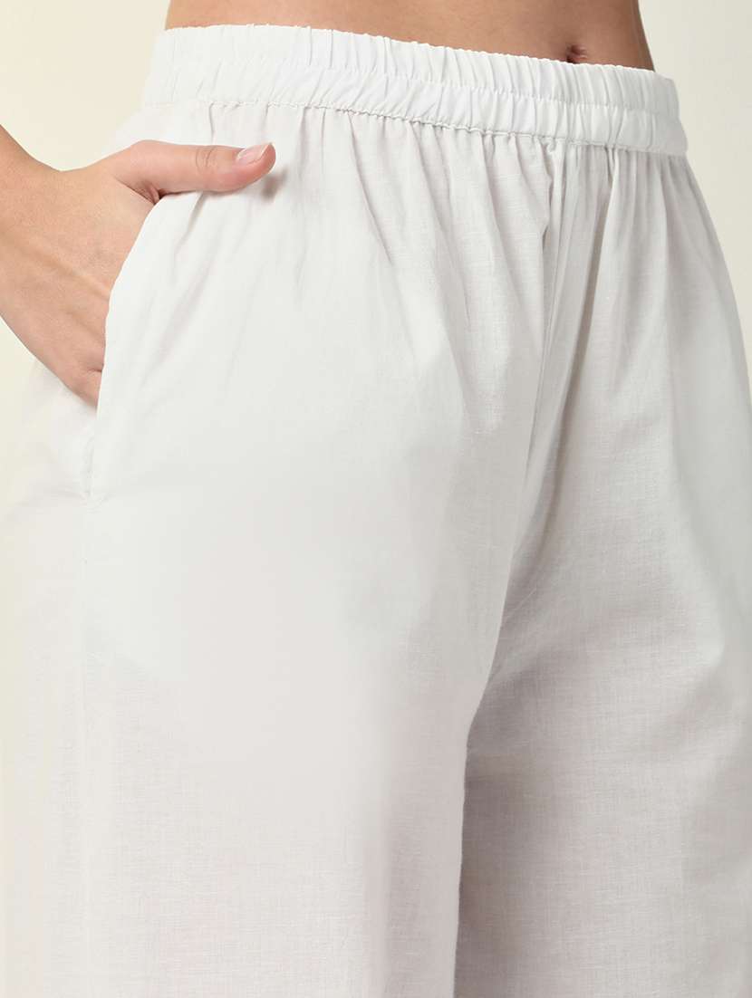 women printed kurta and palazzo set - 21598115 -  Standard Image - 7