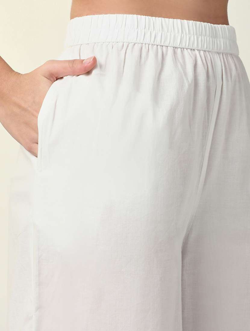 women stripes printed kurta pant set - 21598138 -  Standard Image - 7