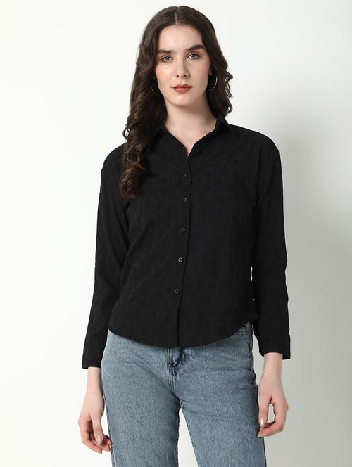 women self designed collared regular shirt - 21598147 -  Standard Image - 0
