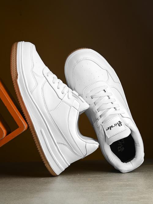 men white lace up sneaker - 21598522 -  Standard Image - 0
