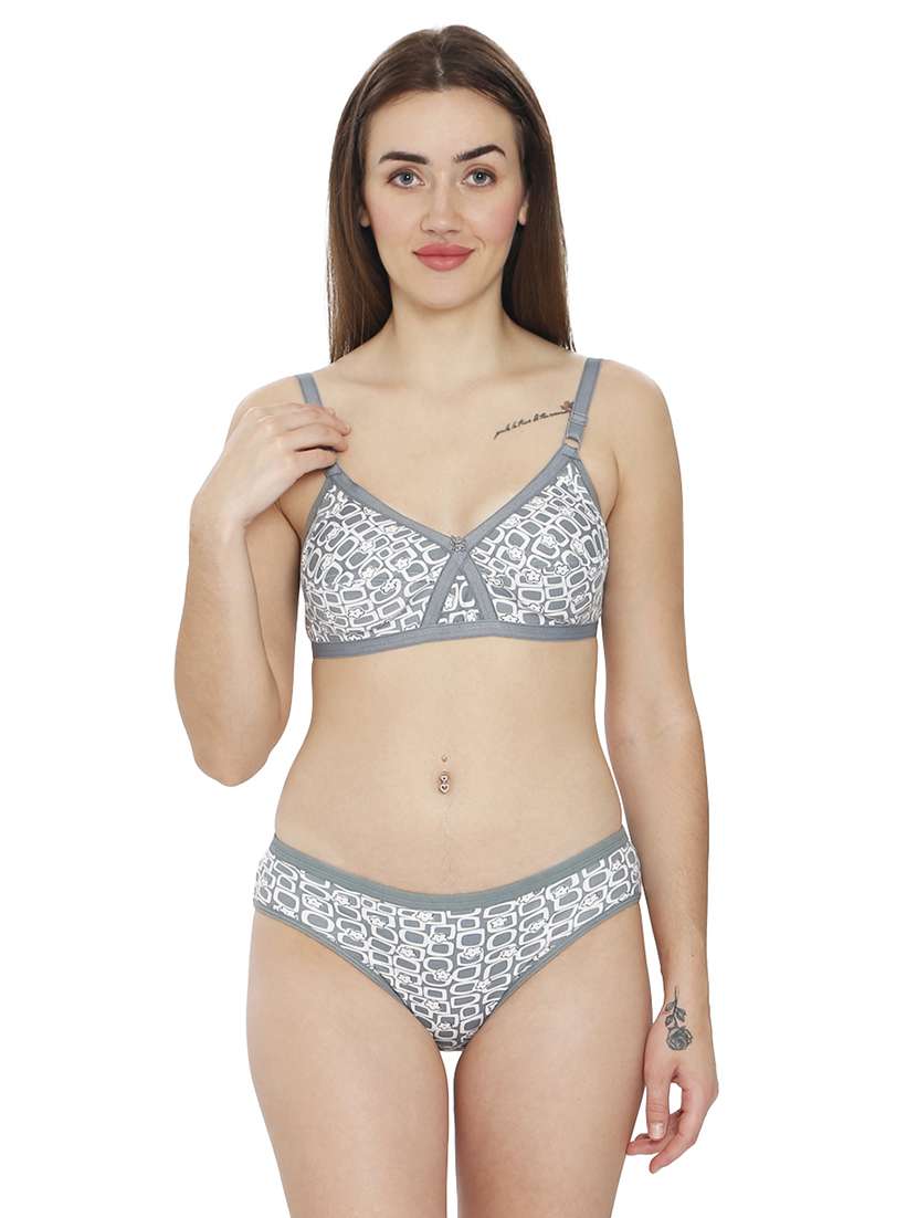 women full coverage bras and panty set