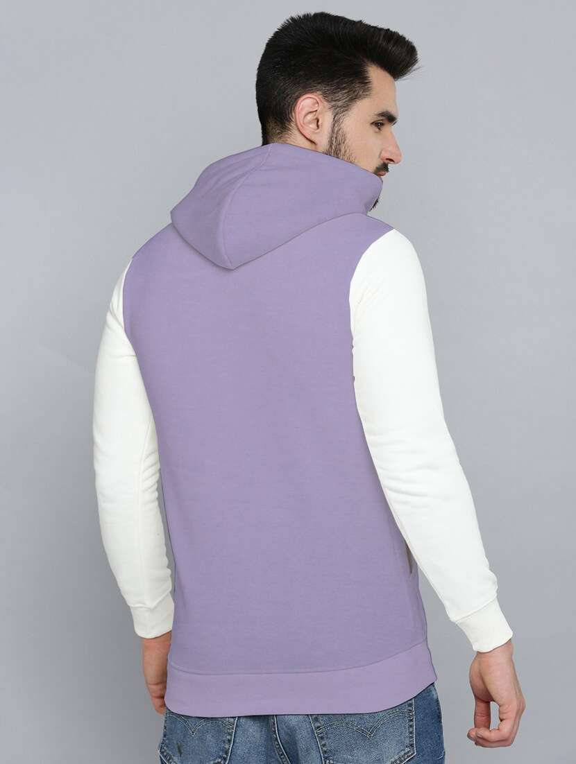 men long sleeves color block sweatshirt - 21599408 - Standard Image - 2