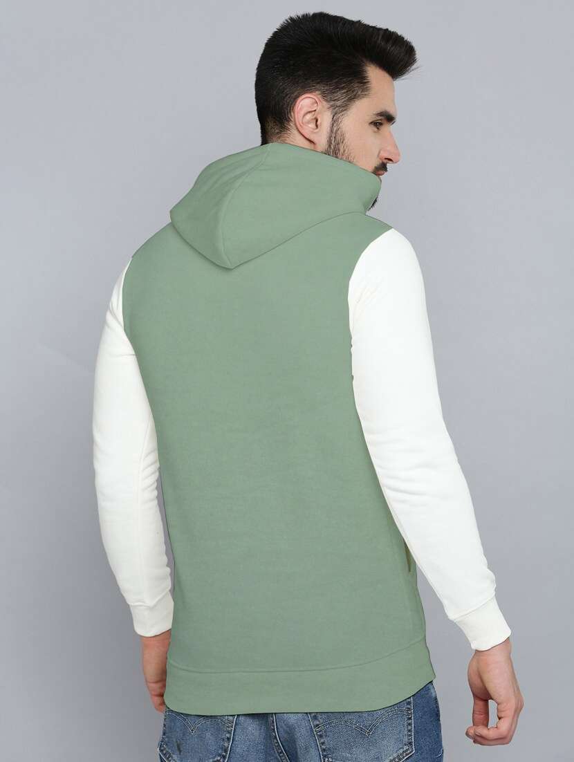 men long sleeves color block sweatshirt - 21599409 - Standard Image - 2
