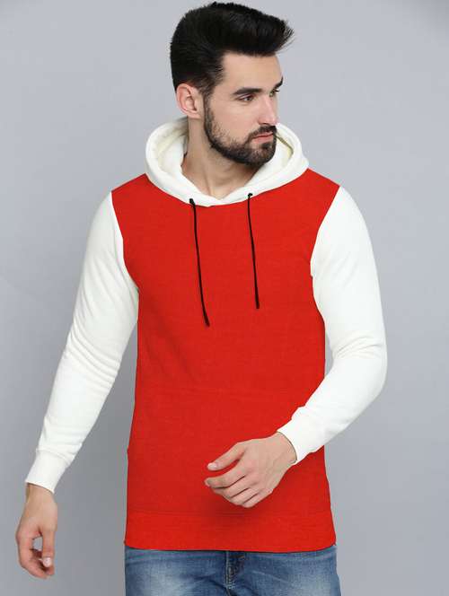 men long sleeves color block sweatshirt - 21599421 -  Standard Image - 0