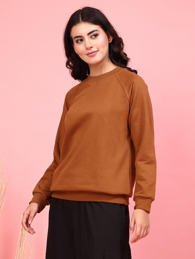 women back print long sleeve sweatshirt - 21600076 - Standard Image - 2