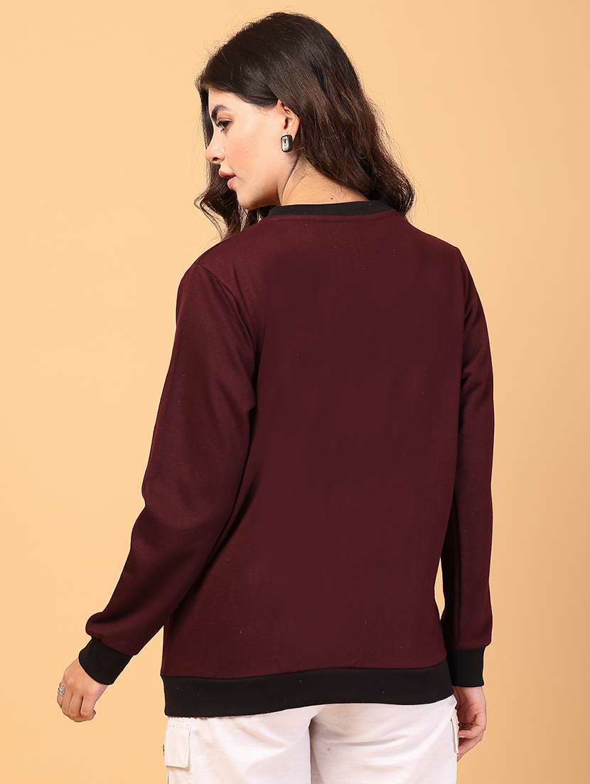 women maroom solid long sleeve regular jacket - 21600126 -  Standard Image - 2