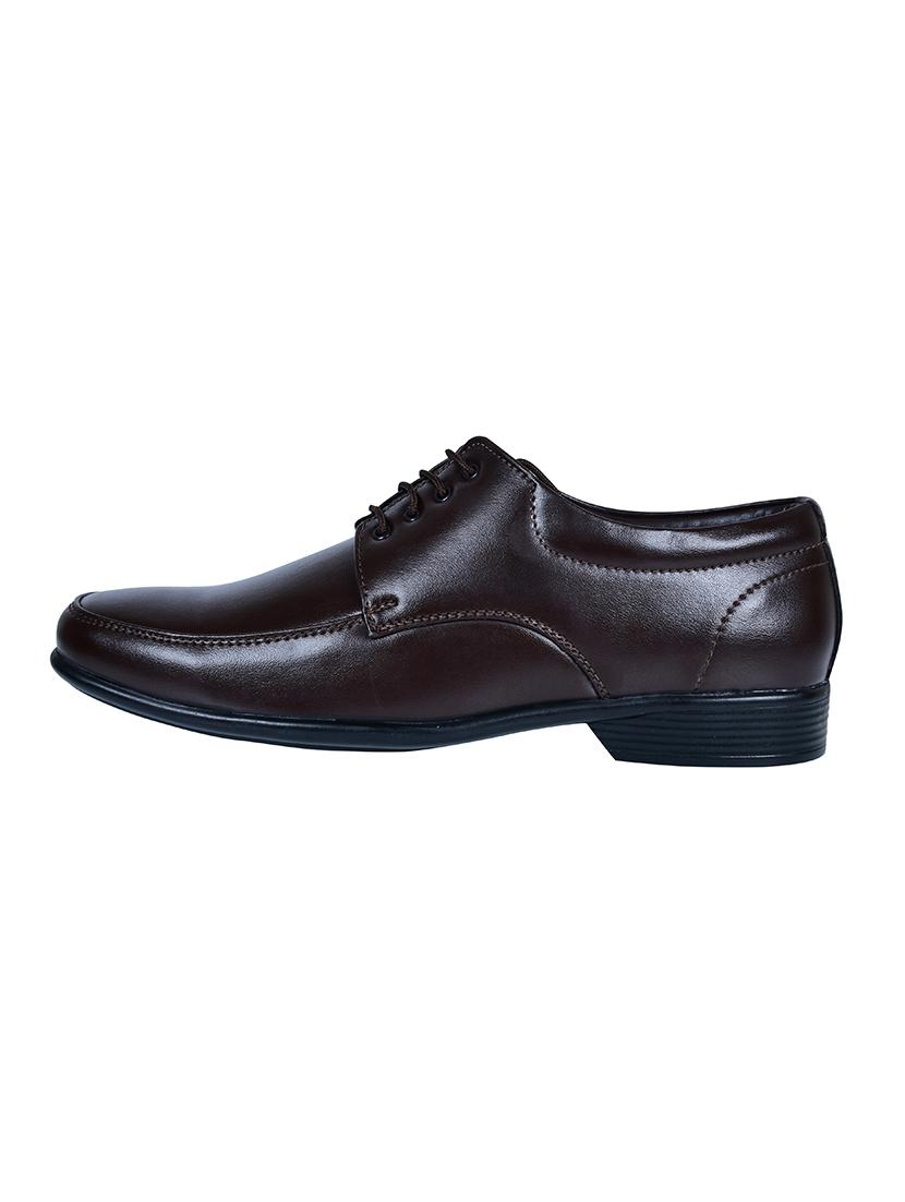 men brown lace-up derby - 21600471 - Standard Image - 2