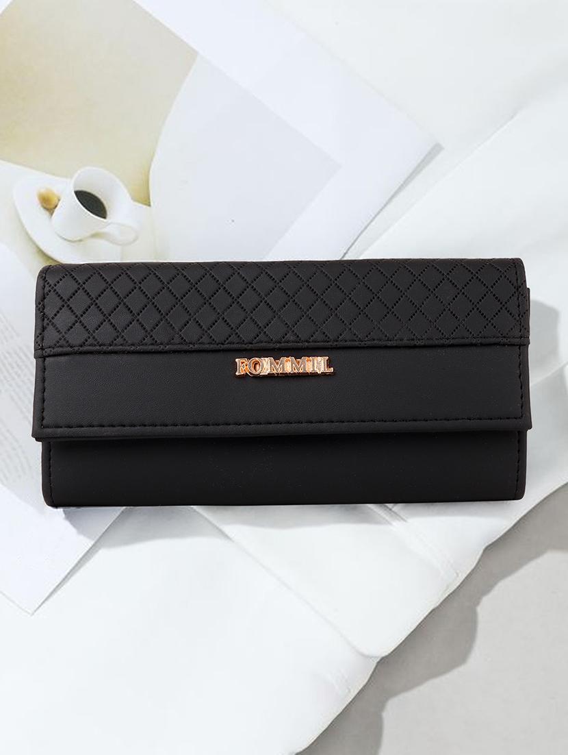 women black pu combo handbag - 21600595 - Standard Image - 2