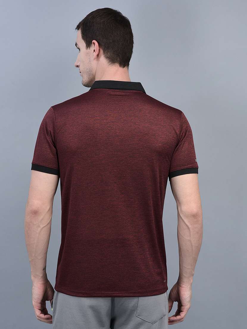 men solid slim fit polo t-shirt - 21601333 -  Standard Image - 2