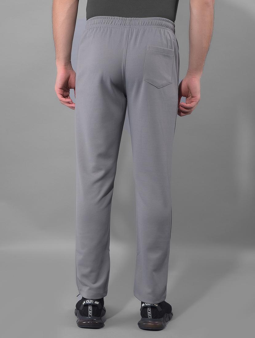 men mid rise solid full length track pant - 21601426 - Standard Image - 2
