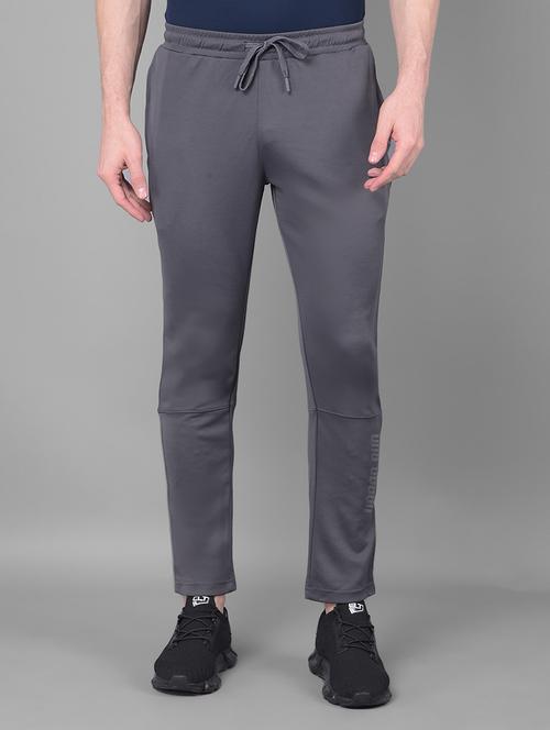 men mid rise solid full length track pant - 21601439 -  Standard Image - 0