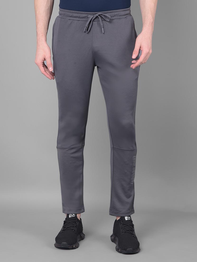 men mid rise solid full length track pant - 21601439 -  Zoom Image - 0