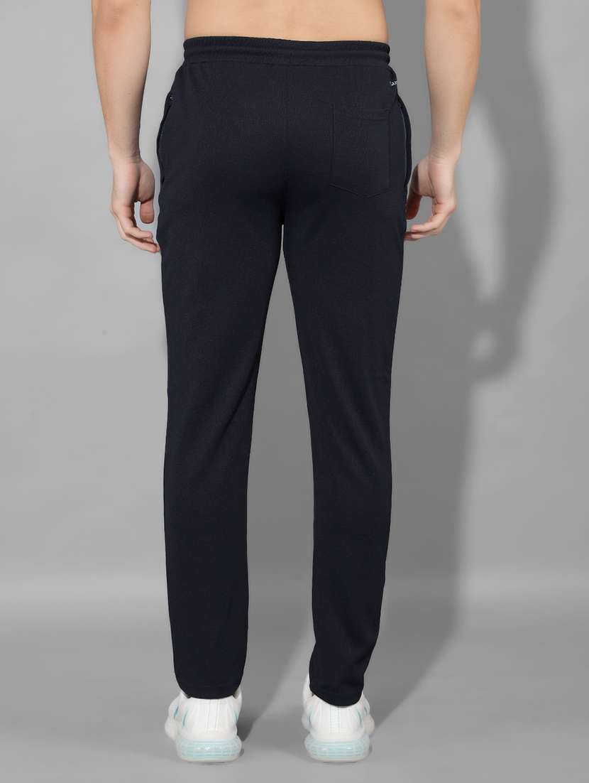 men mid rise solid full length track pant - 21601443 -  Standard Image - 2