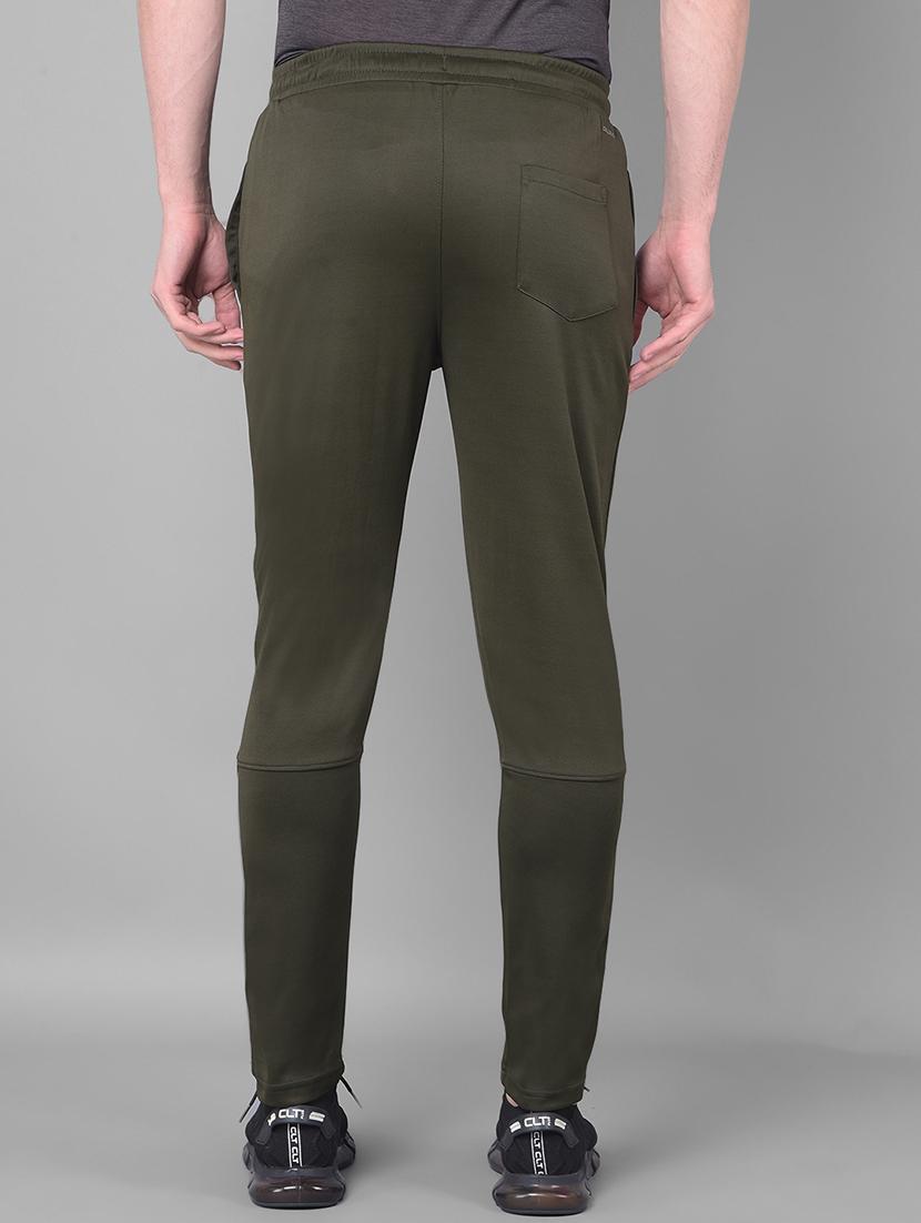 men mid rise solid full length track pant - 21601957 - Standard Image - 2