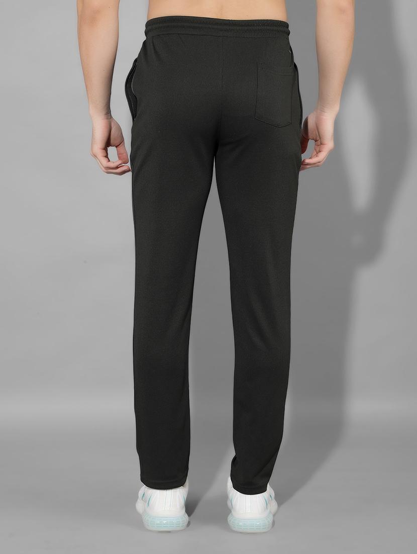 men mid rise solid full length track pant - 21601966 - Standard Image - 2